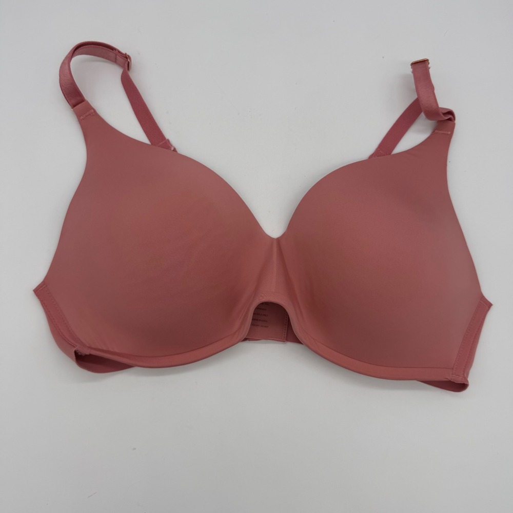 Soma Vanishing 360 Wireless Bra Pink 36B Rose Gold Hardware